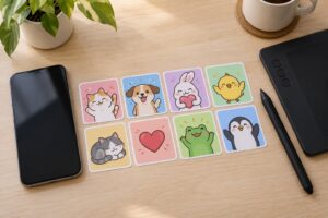 how japanese messaging stickers became a business