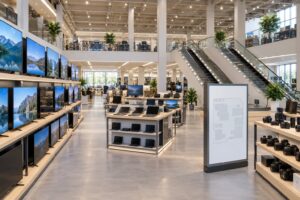 why japanese electronics stores are huge