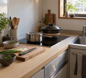 why japanese kitchens use induction cooktops