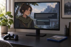 why japanese games use so much text