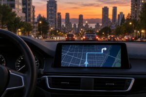 why japanese car navigation is built in