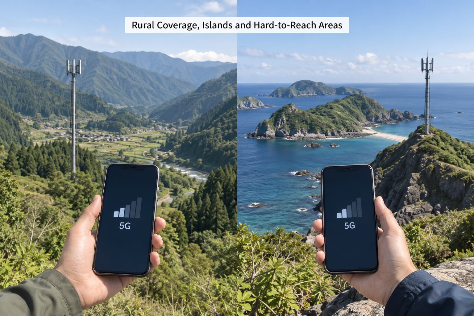 Rural Coverage, Islands and Hard-to-Reach Areas