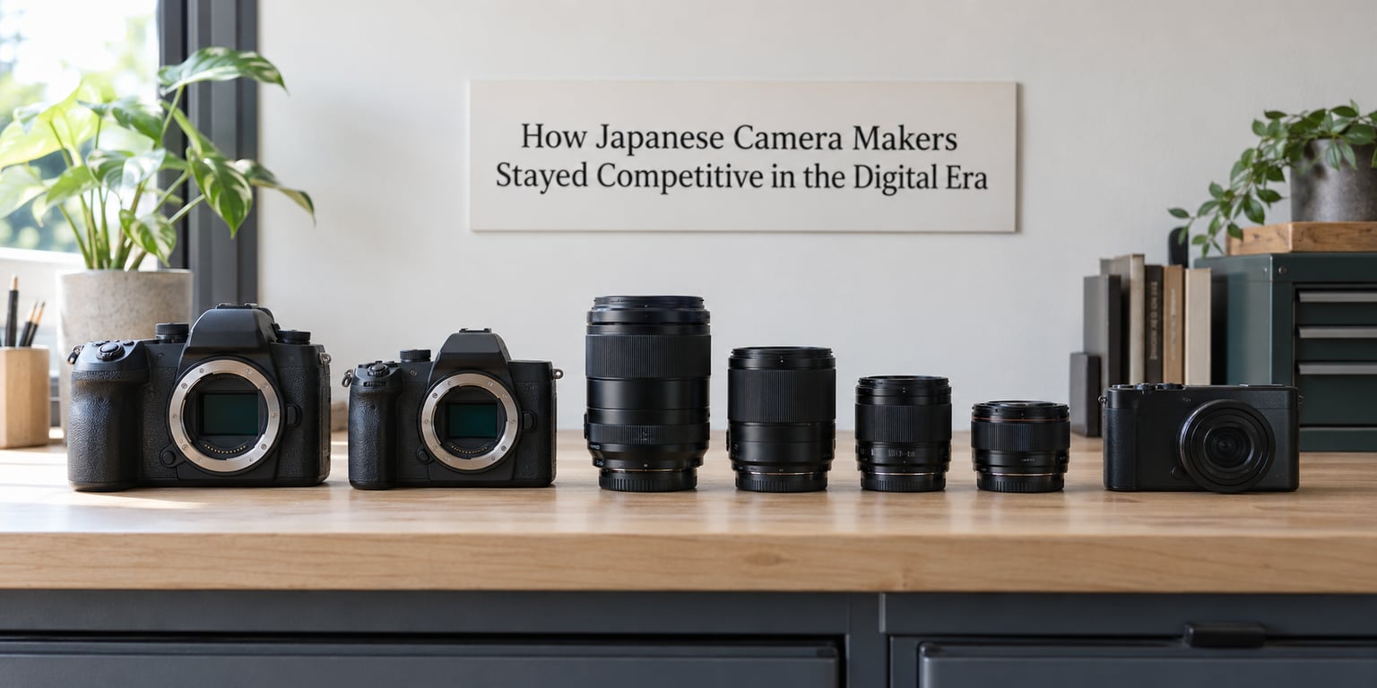 How Japanese Camera Makers Stayed Competitive in the Digital Era