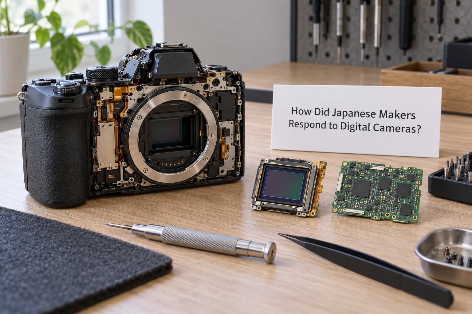 How Did Japanese Makers Respond to Digital Cameras?