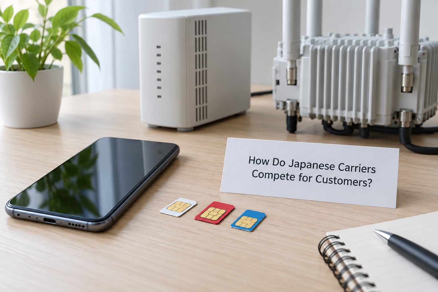 How Do Japanese Carriers Compete for Customers?