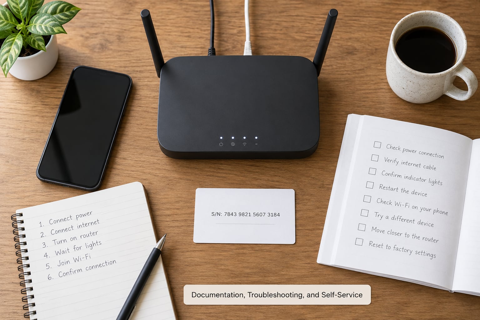 Documentation, Troubleshooting, and Self-Service
