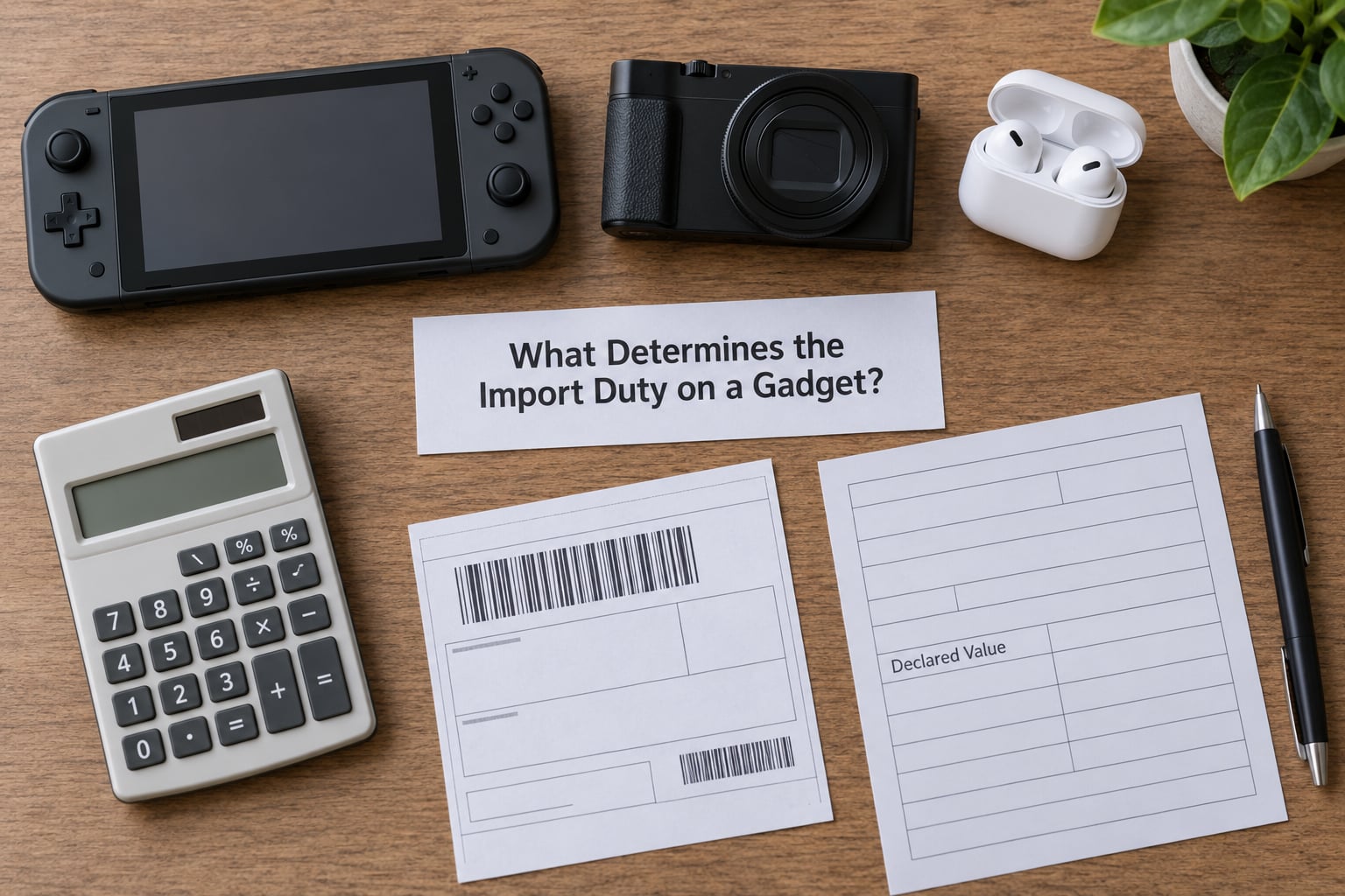 What Determines the Import Duty on a Gadget?
