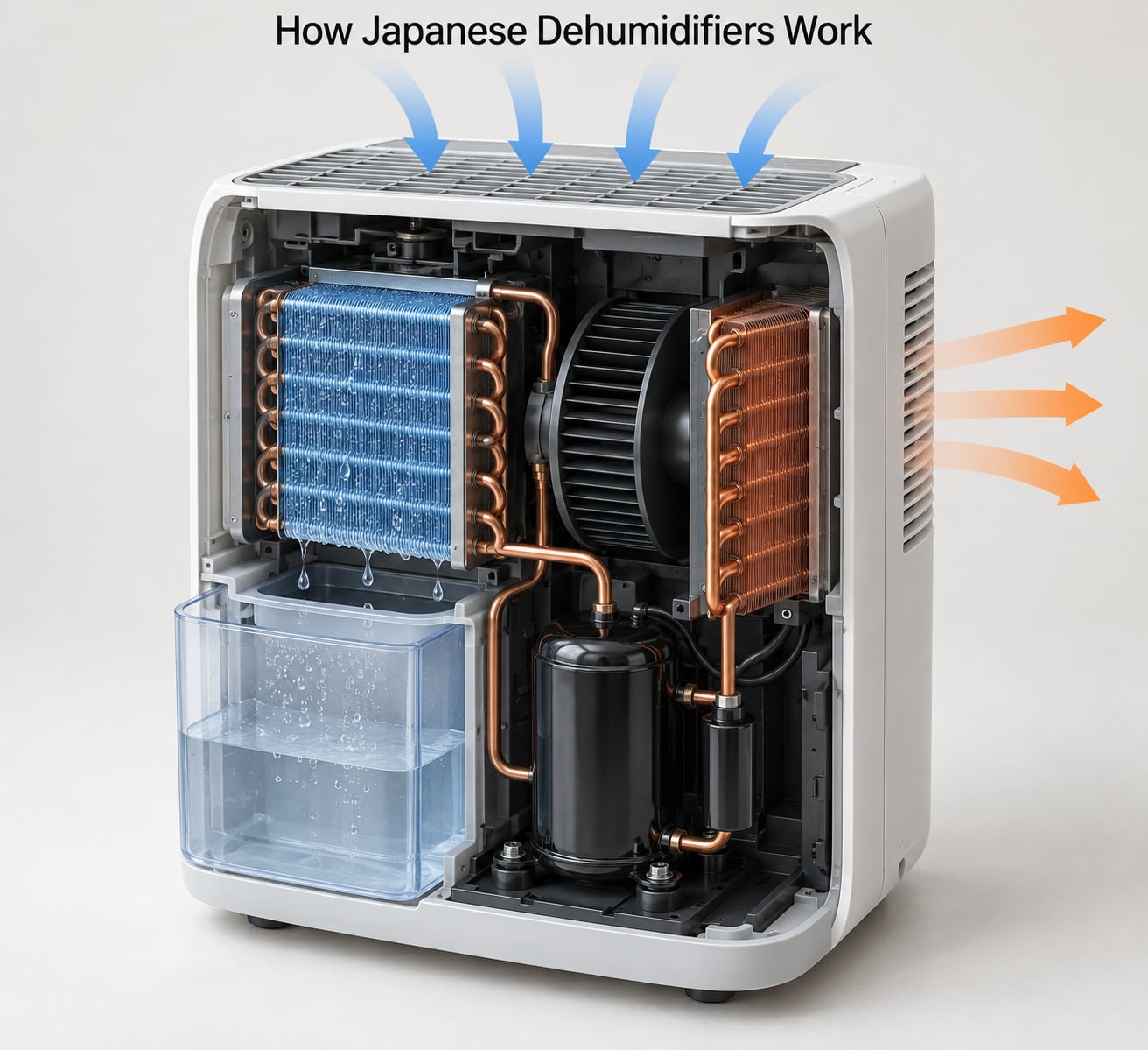 How Japanese Dehumidifiers Work