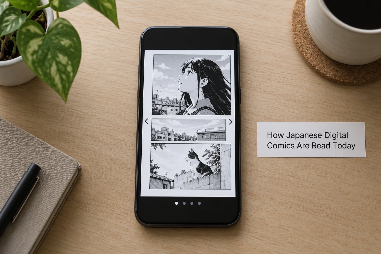 How Japanese Digital Comics Are Read Today