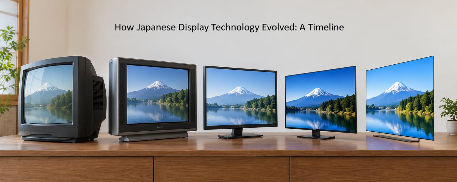 How Japanese Display Technology Evolved: A Timeline