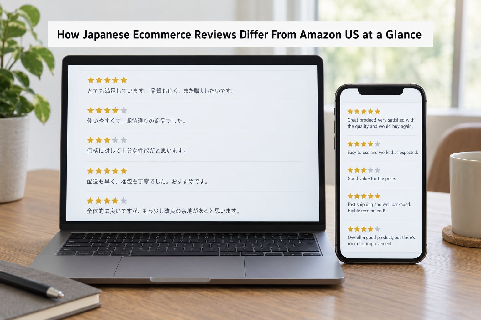 How Japanese Ecommerce Reviews Differ From Amazon US at a Glance