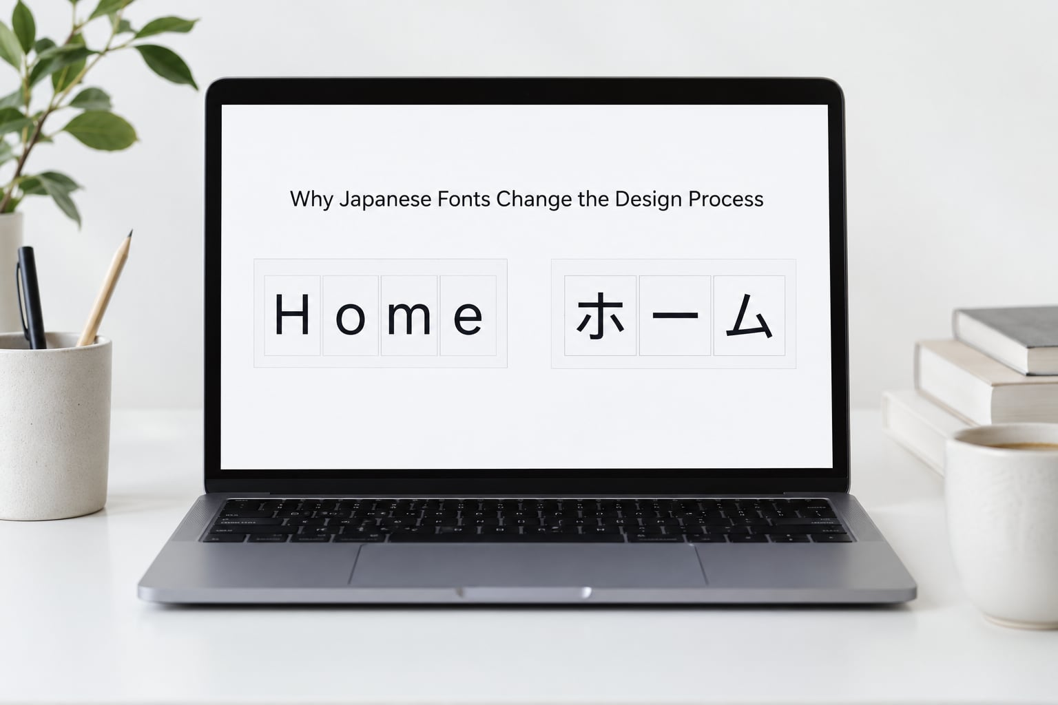 Why Japanese Fonts Change the Design Process