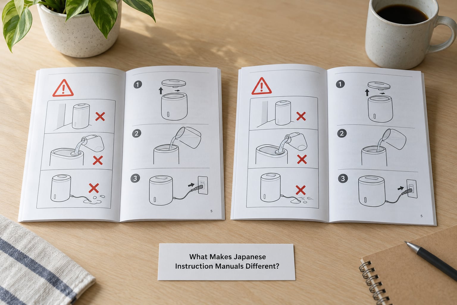What Makes Japanese Instruction Manuals Different?