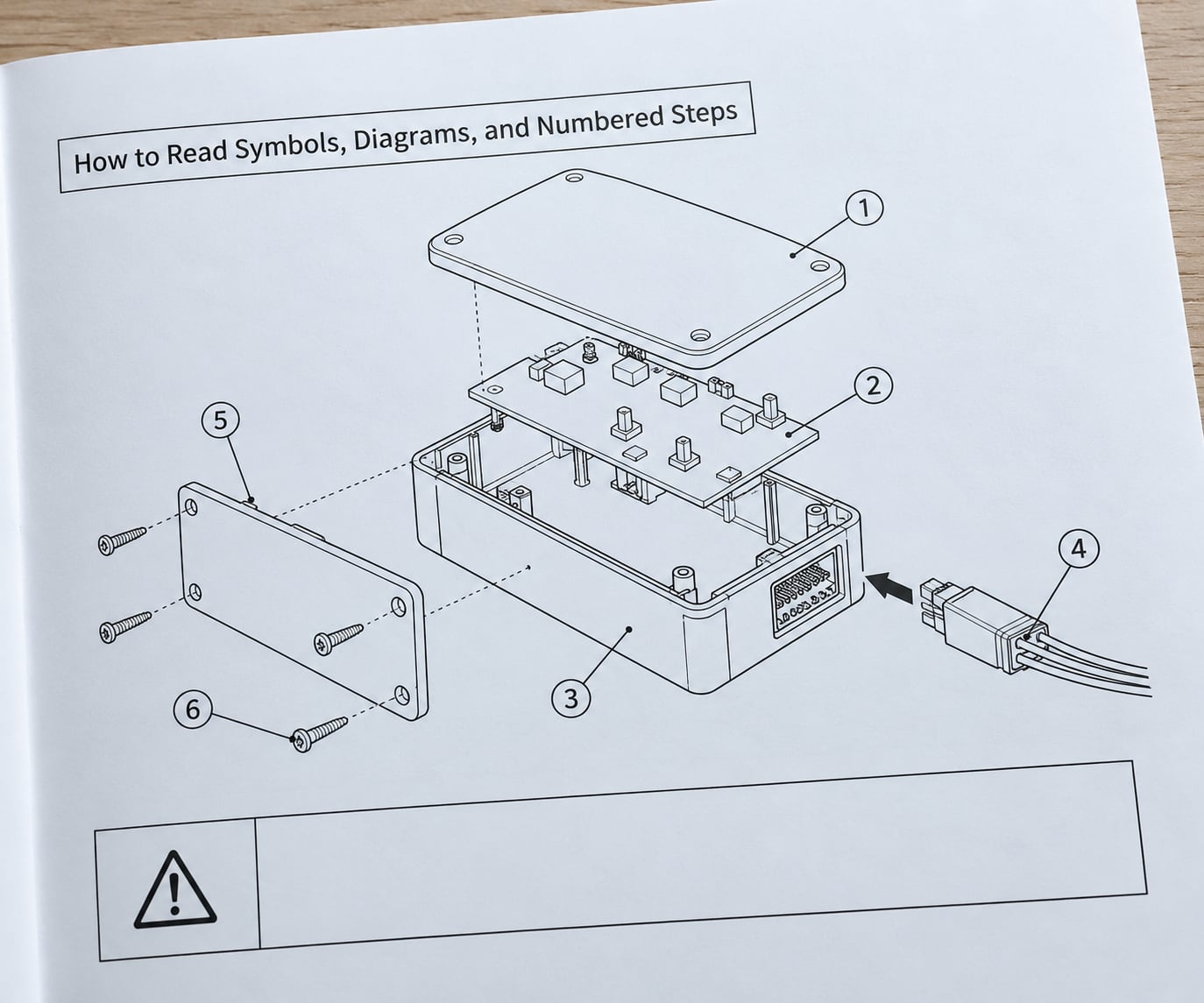 How to Read Symbols, Diagrams, and Numbered Steps