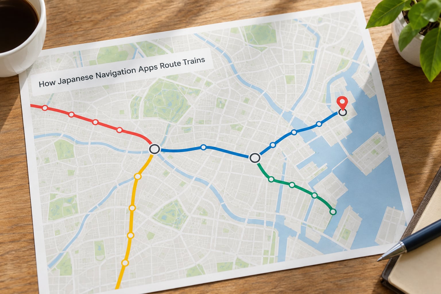 How Japanese Navigation Apps Route Trains