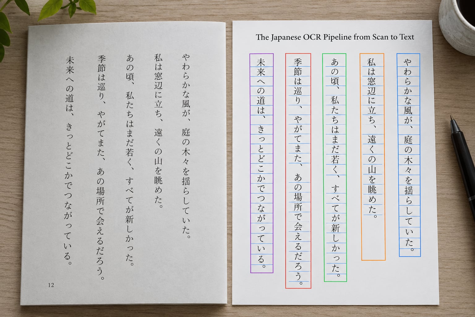 The Japanese OCR Pipeline from Scan to Text