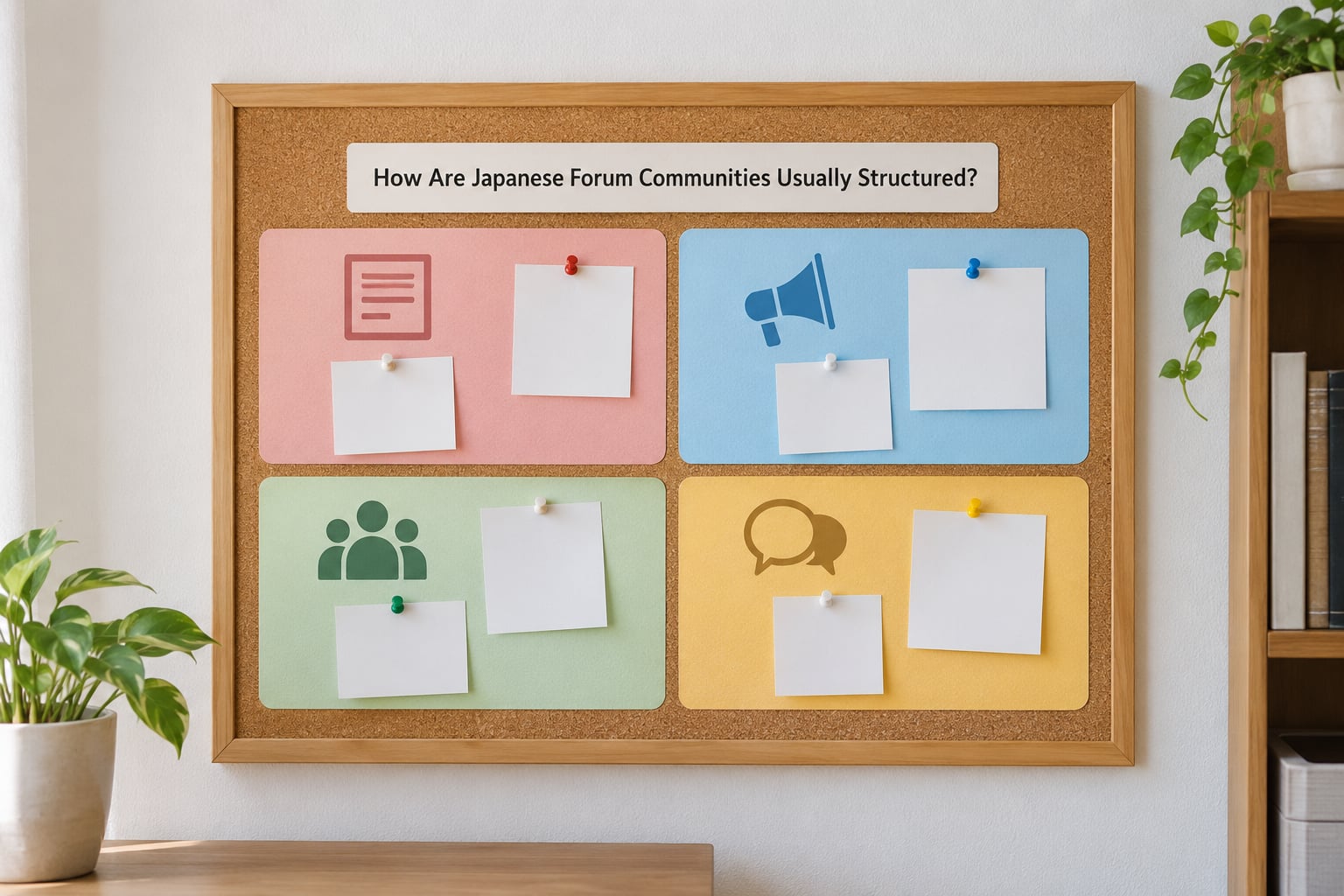 How Are Japanese Forum Communities Usually Structured?