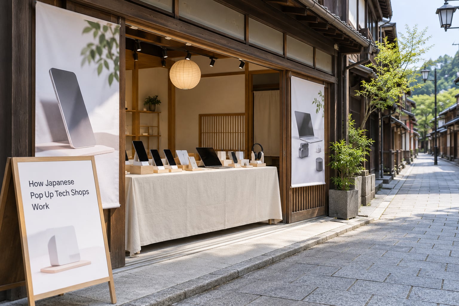 How Japanese Pop Up Tech Shops Work