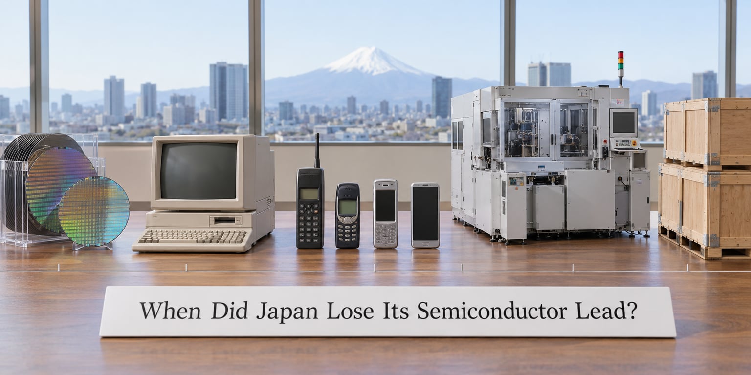 When Did Japan Lose Its Semiconductor Lead?
