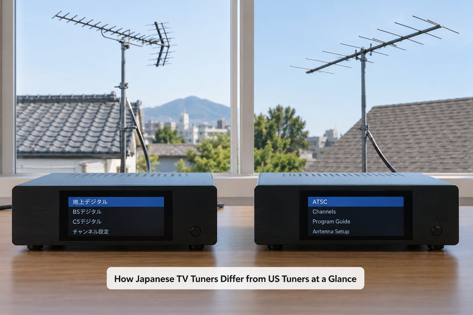 How Japanese TV Tuners Differ from US Tuners at a Glance