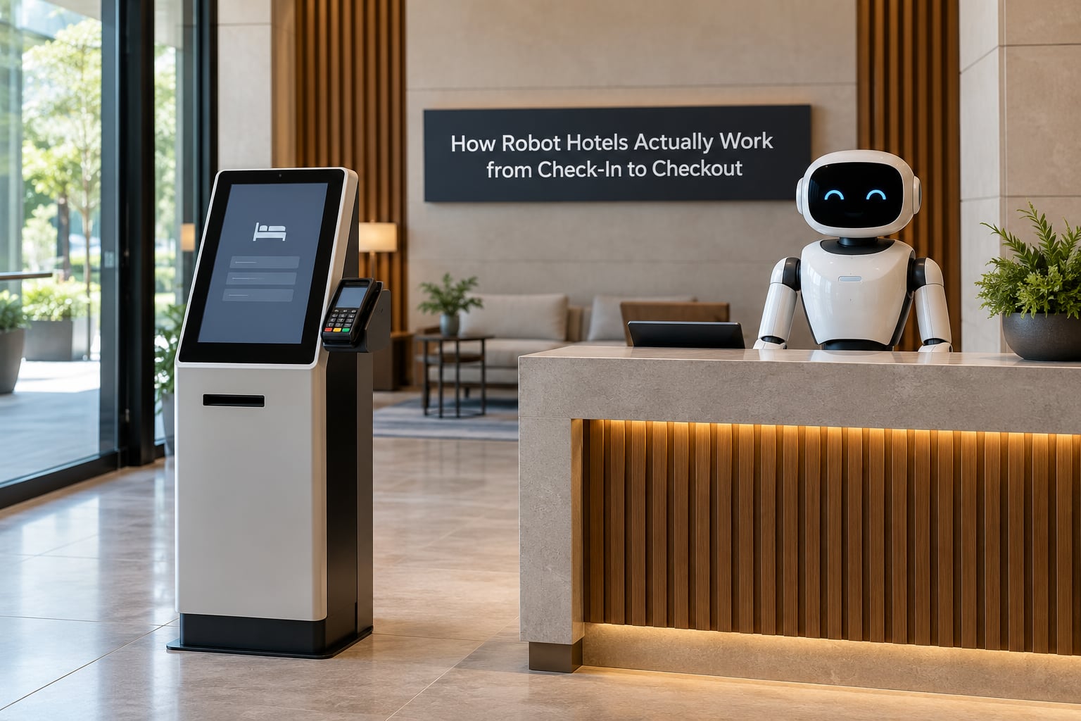 How Robot Hotels Actually Work from Check-In to Checkout
