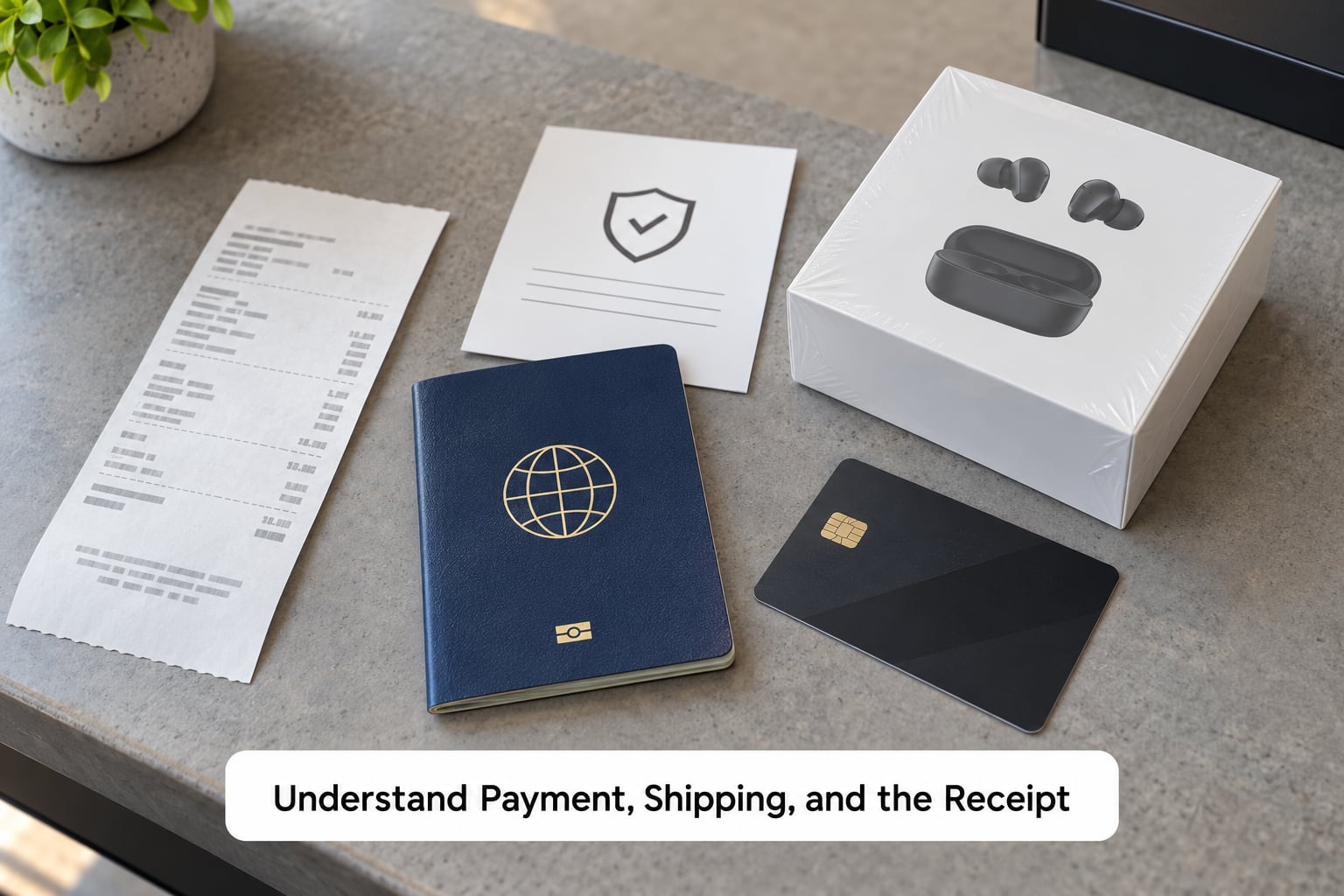Understand Payment, Shipping, and the Receipt