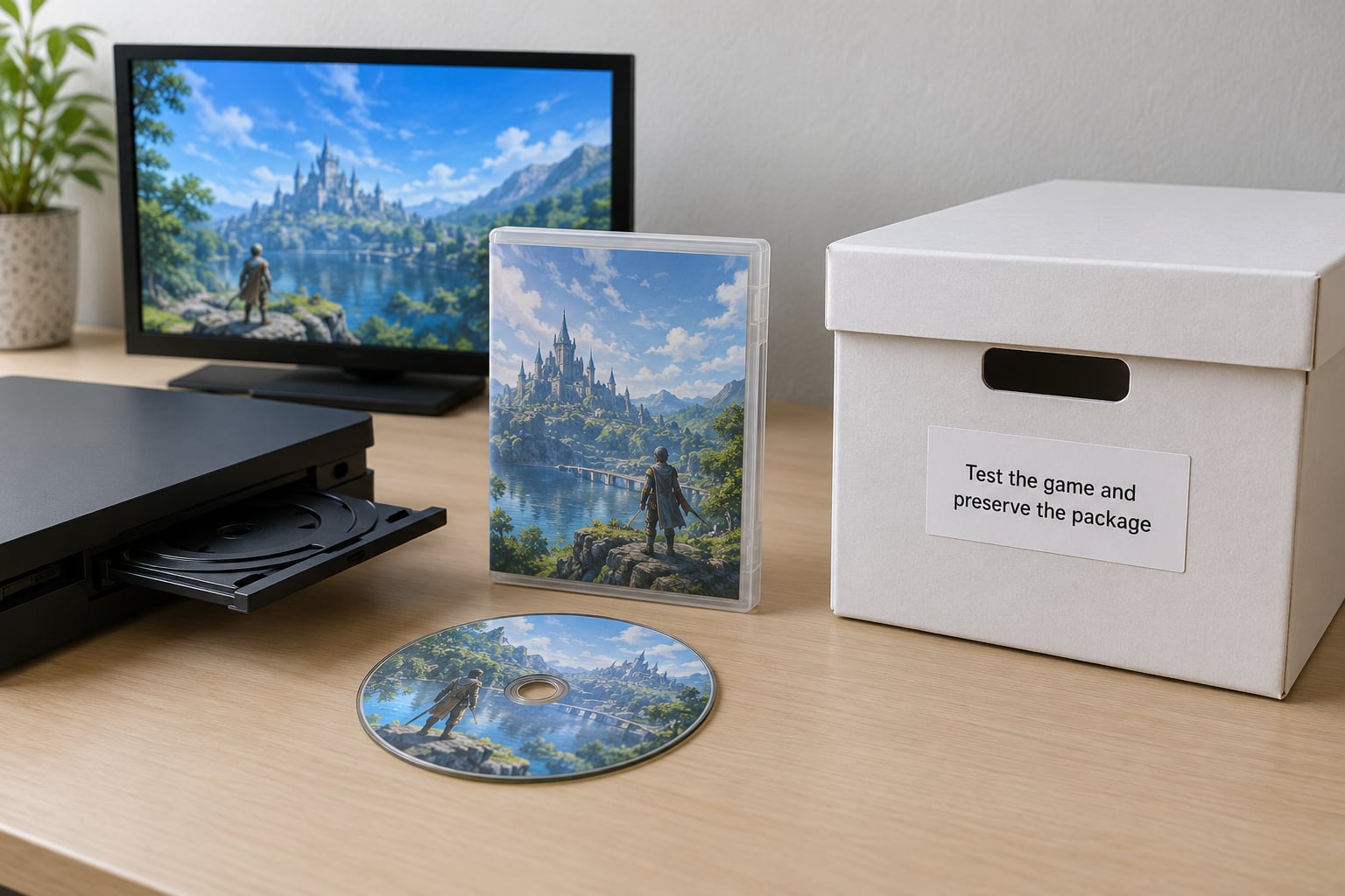 Test the game and preserve the package
