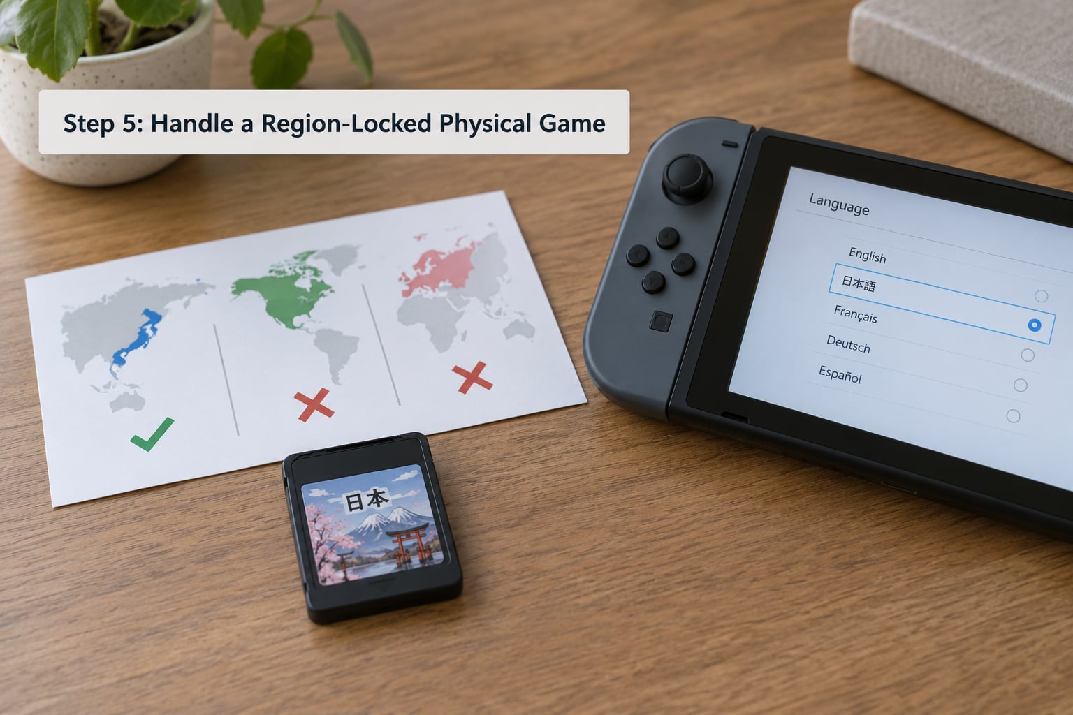 Step 5: Handle a Region-Locked Physical Game