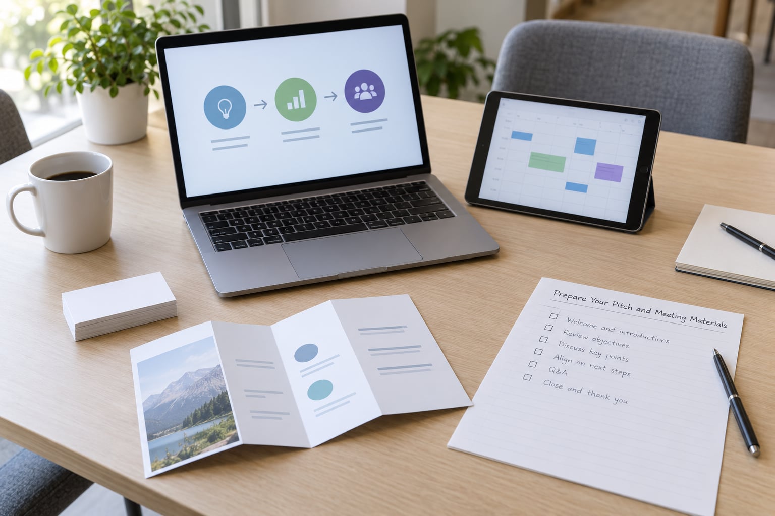 Prepare Your Pitch and Meeting Materials