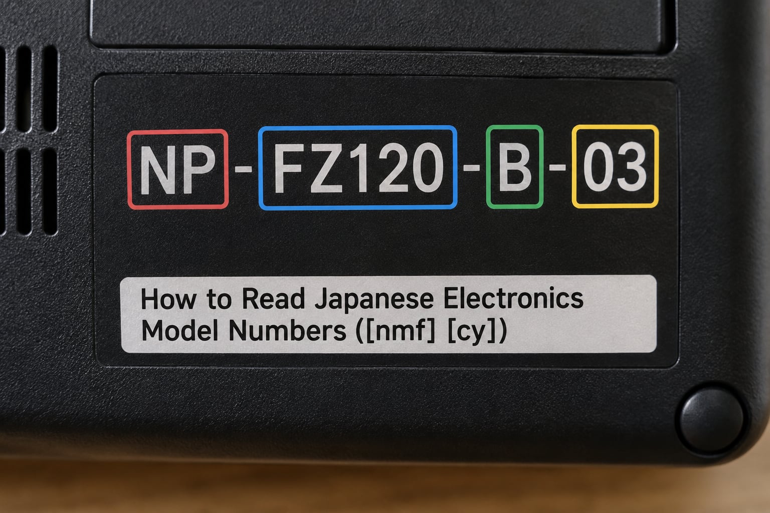 How to Read Japanese Electronics Model Numbers (October 2026)