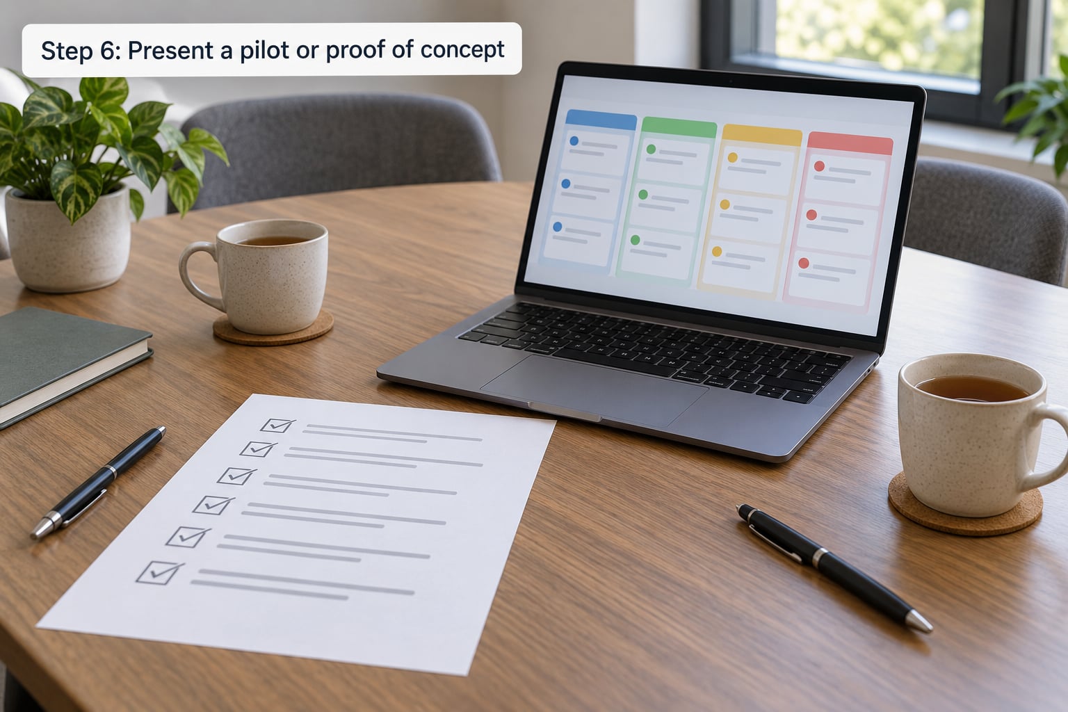 Step 6: Present a pilot or proof of concept