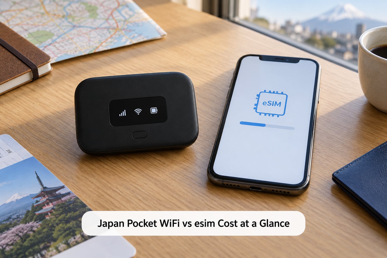 Japan Pocket WiFi vs esim Cost at a Glance