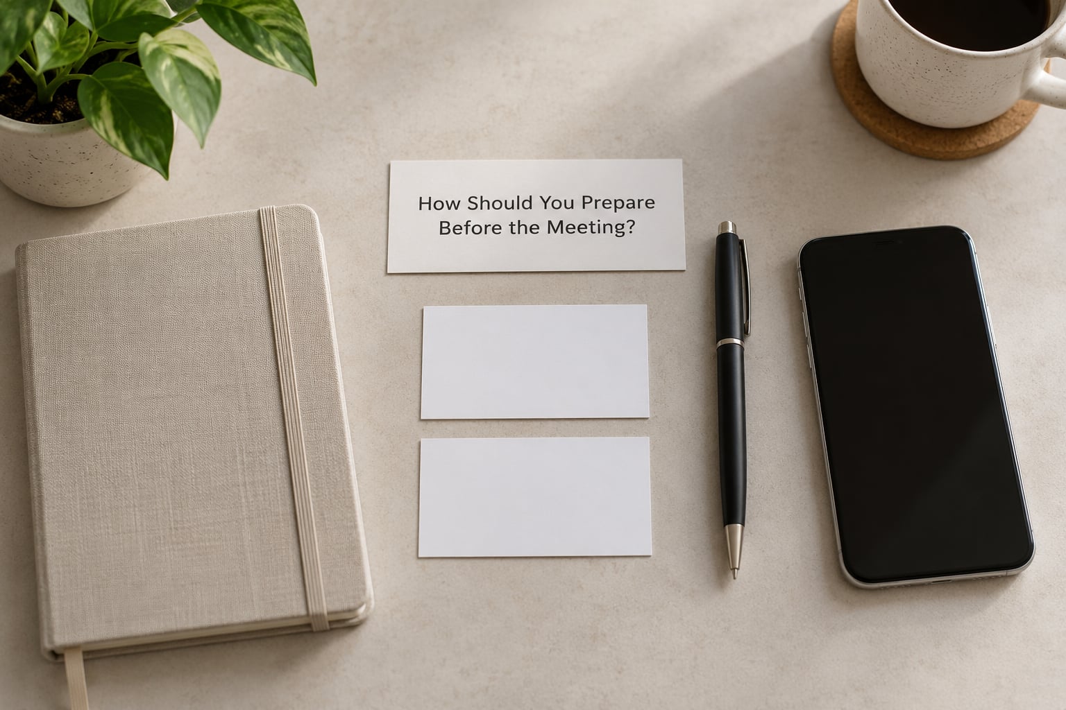How Should You Prepare Before the Meeting?