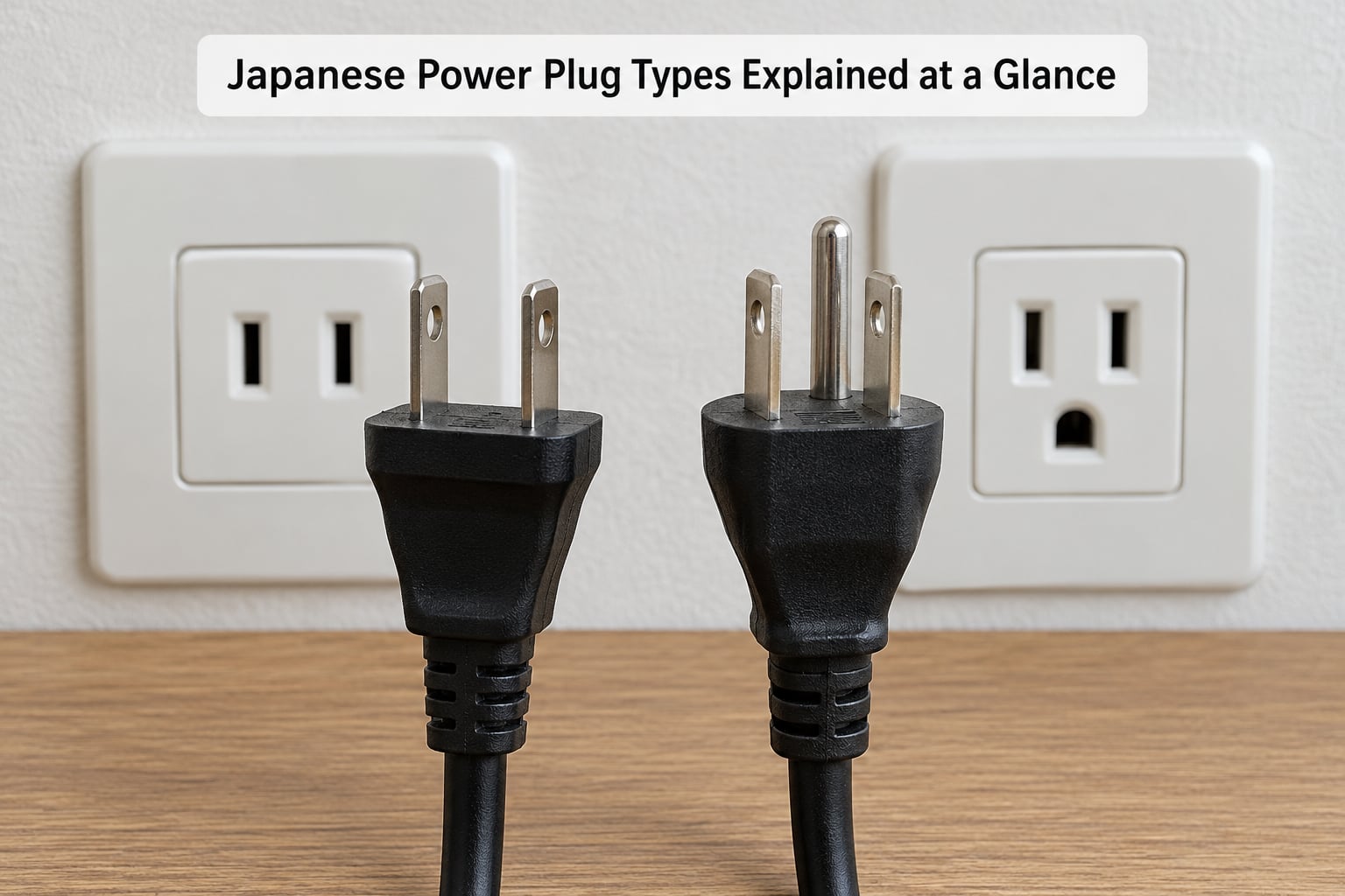 Japanese Power Plug Types Explained at a Glance