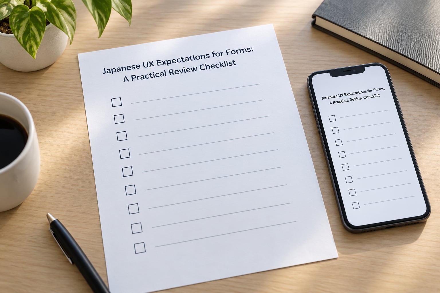 Japanese UX Expectations for Forms: A Practical Review Checklist