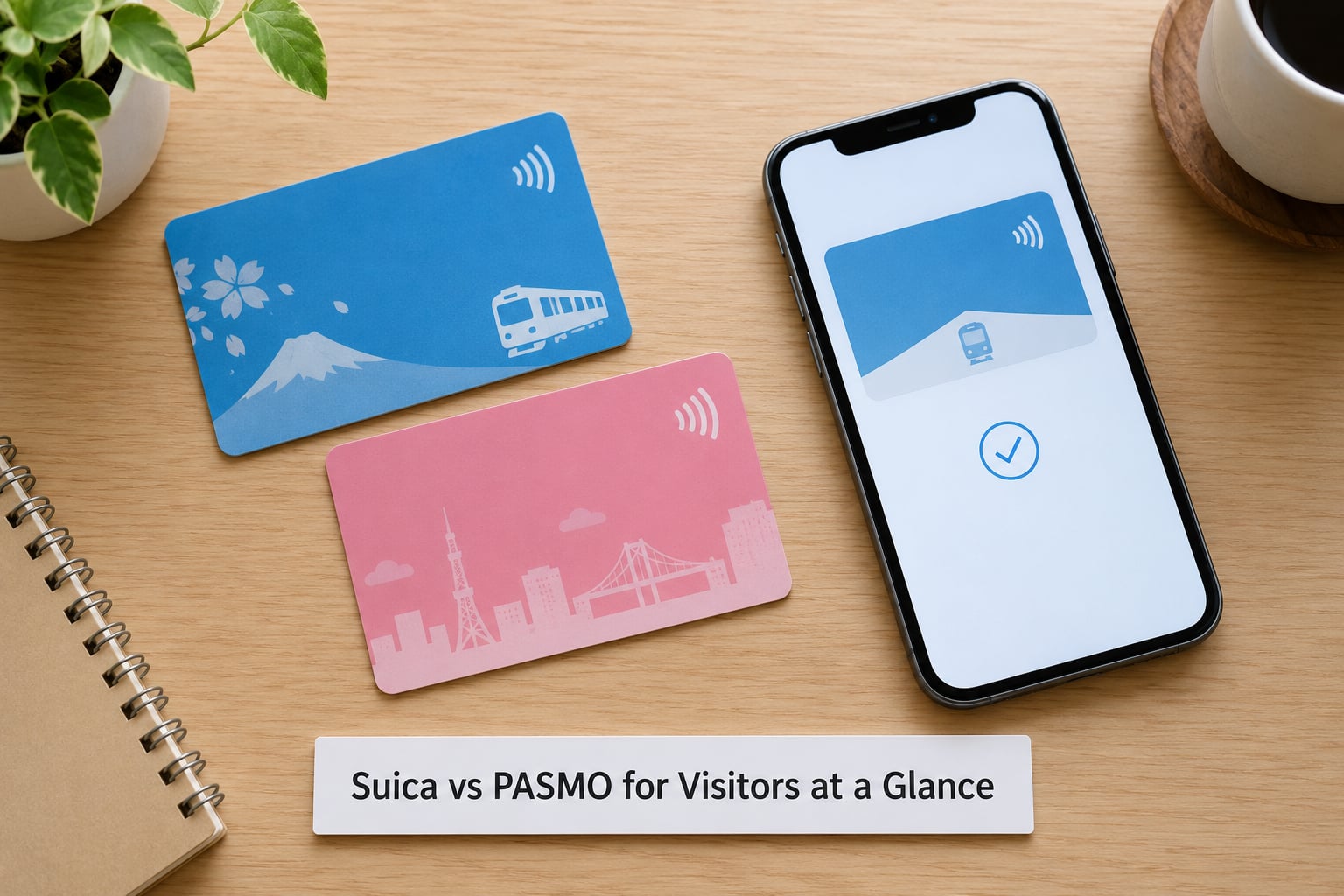 Suica vs PASMO for Visitors at a Glance