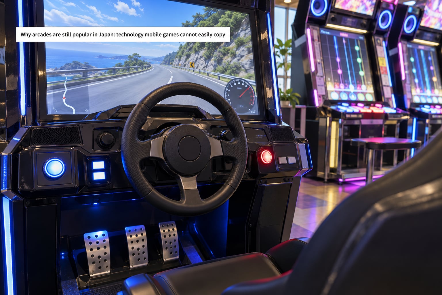 Why arcades are still popular in Japan: technology mobile games cannot easily copy