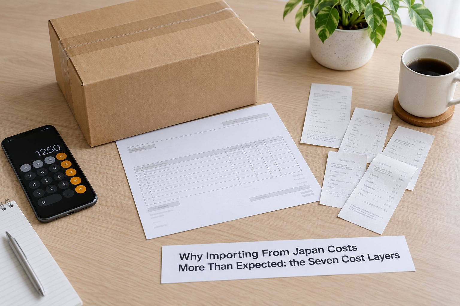 Why Importing From Japan Costs More Than Expected: the Seven Cost Layers