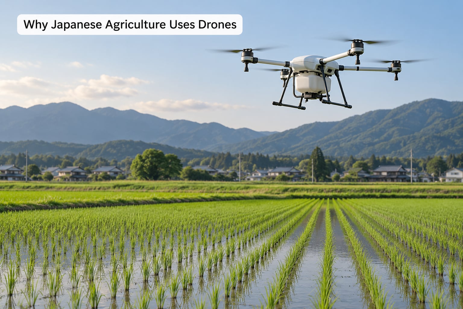 Why Japanese Agriculture Uses Drones