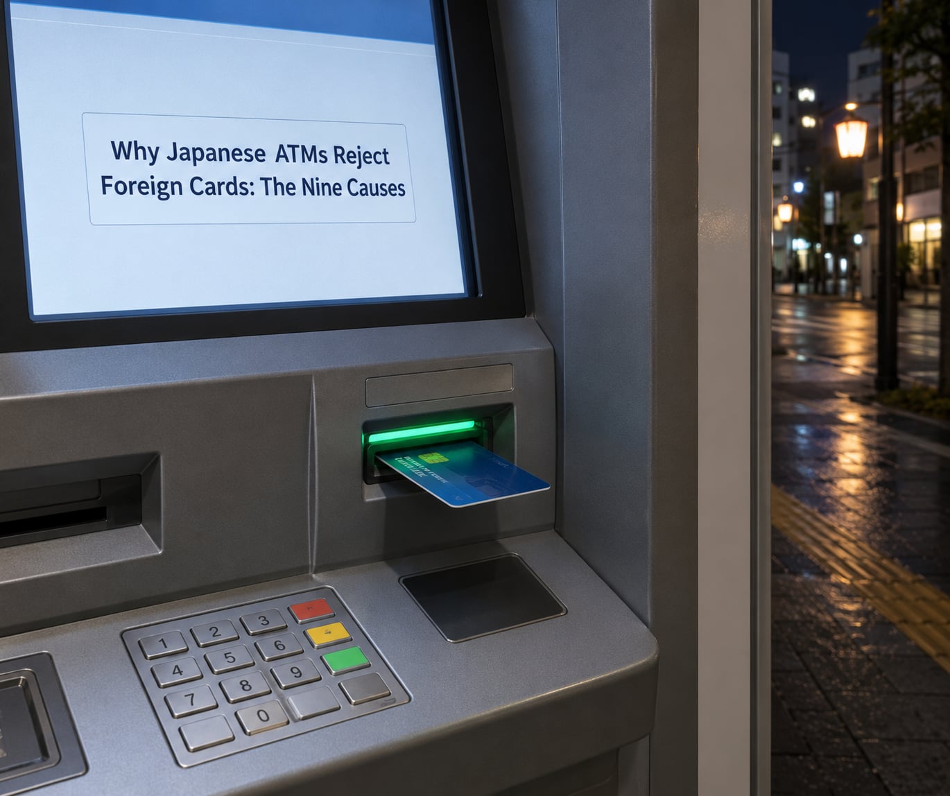 Why Japanese ATMs Reject Foreign Cards: The Nine Causes
