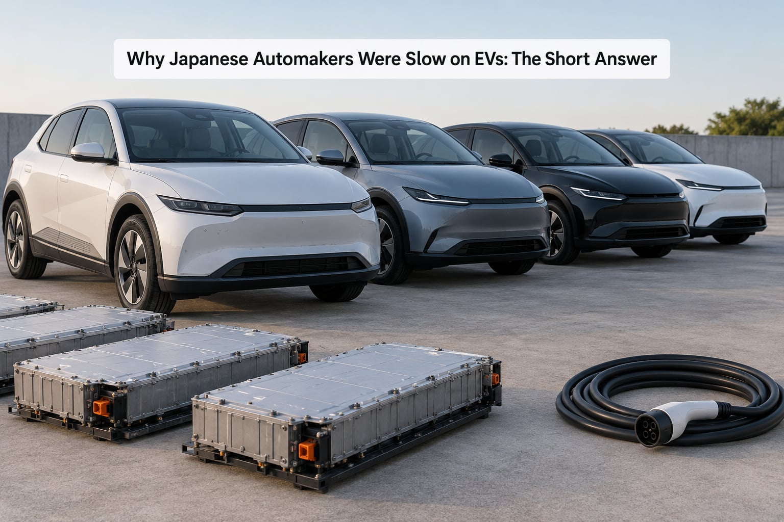 Why Japanese Automakers Were Slow on EVs: The Short Answer
