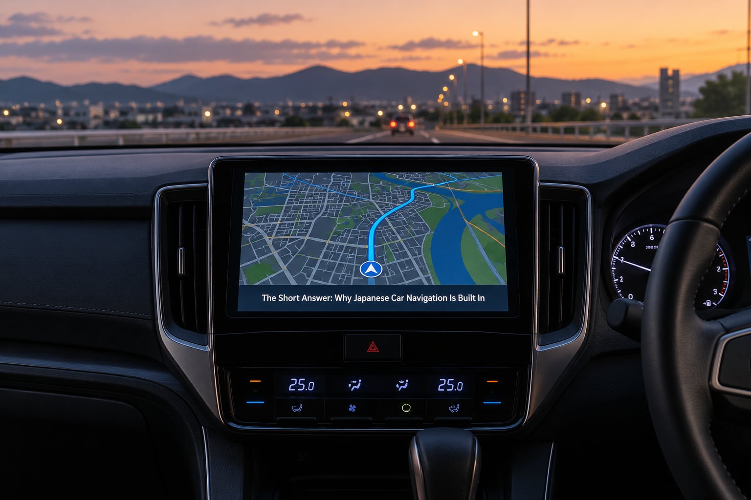 The Short Answer: Why Japanese Car Navigation Is Built In
