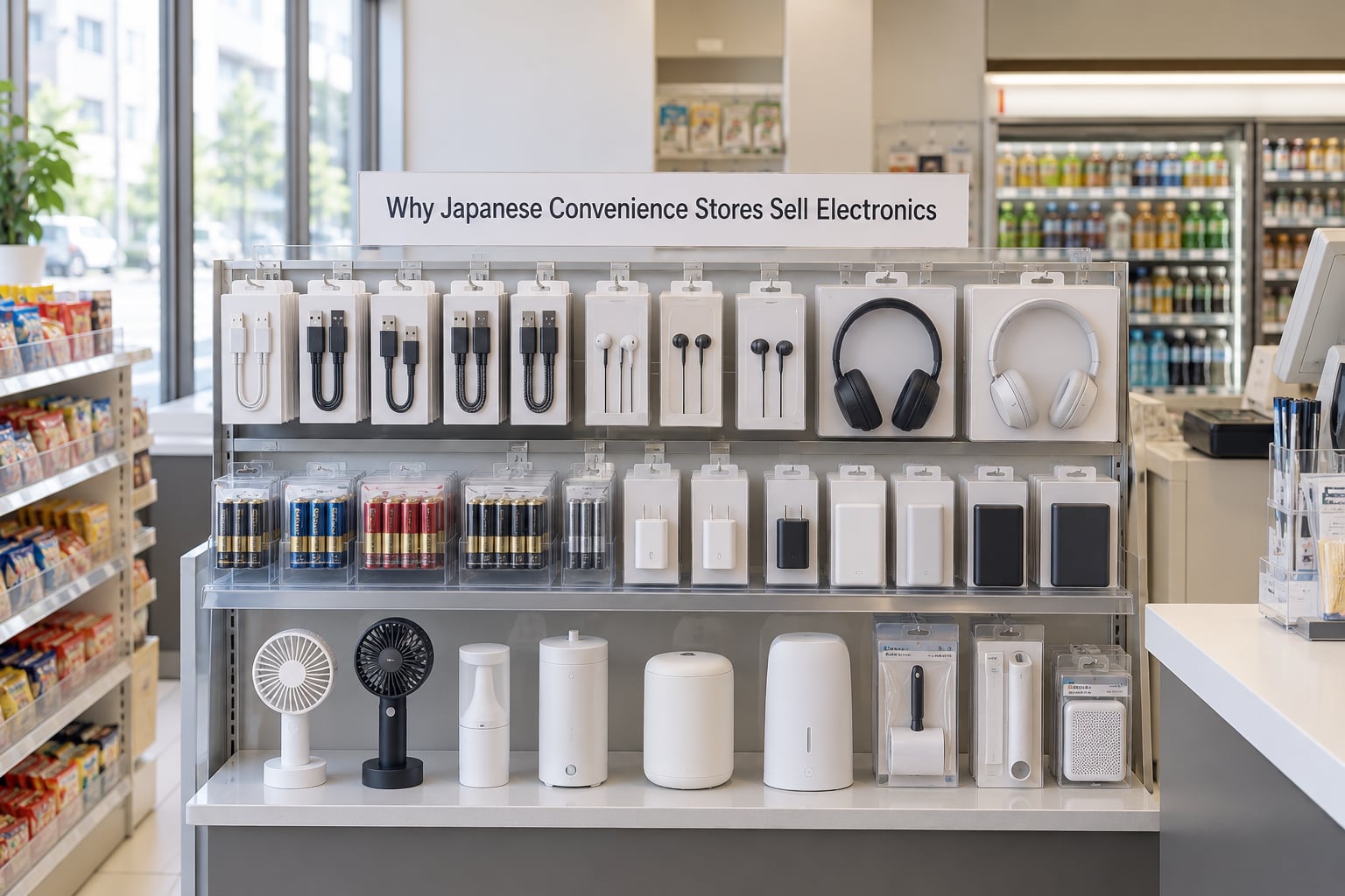 Why Japanese Convenience Stores Sell Electronics