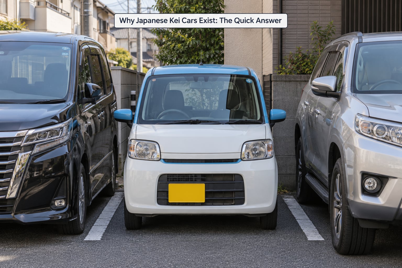 Why Japanese Kei Cars Exist: The Quick Answer
