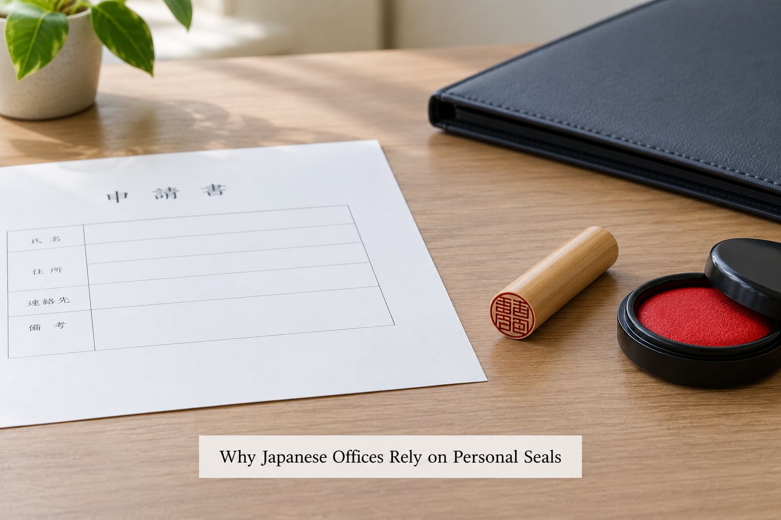 Why Japanese Offices Rely on Personal Seals