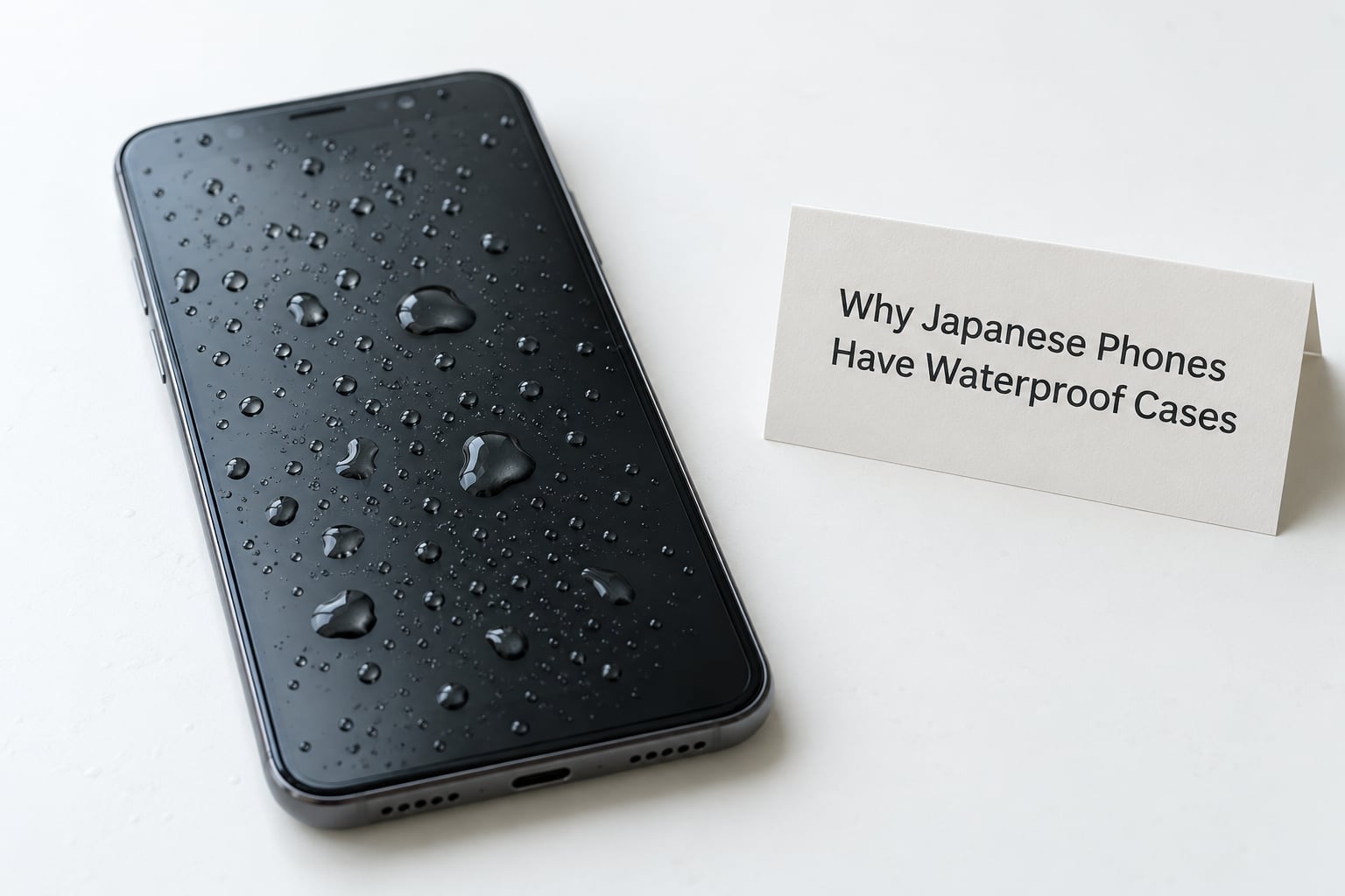 Why Japanese Phones Have Waterproof Cases