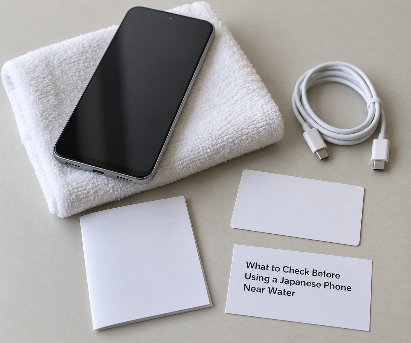 What to Check Before Using a Japanese Phone Near Water