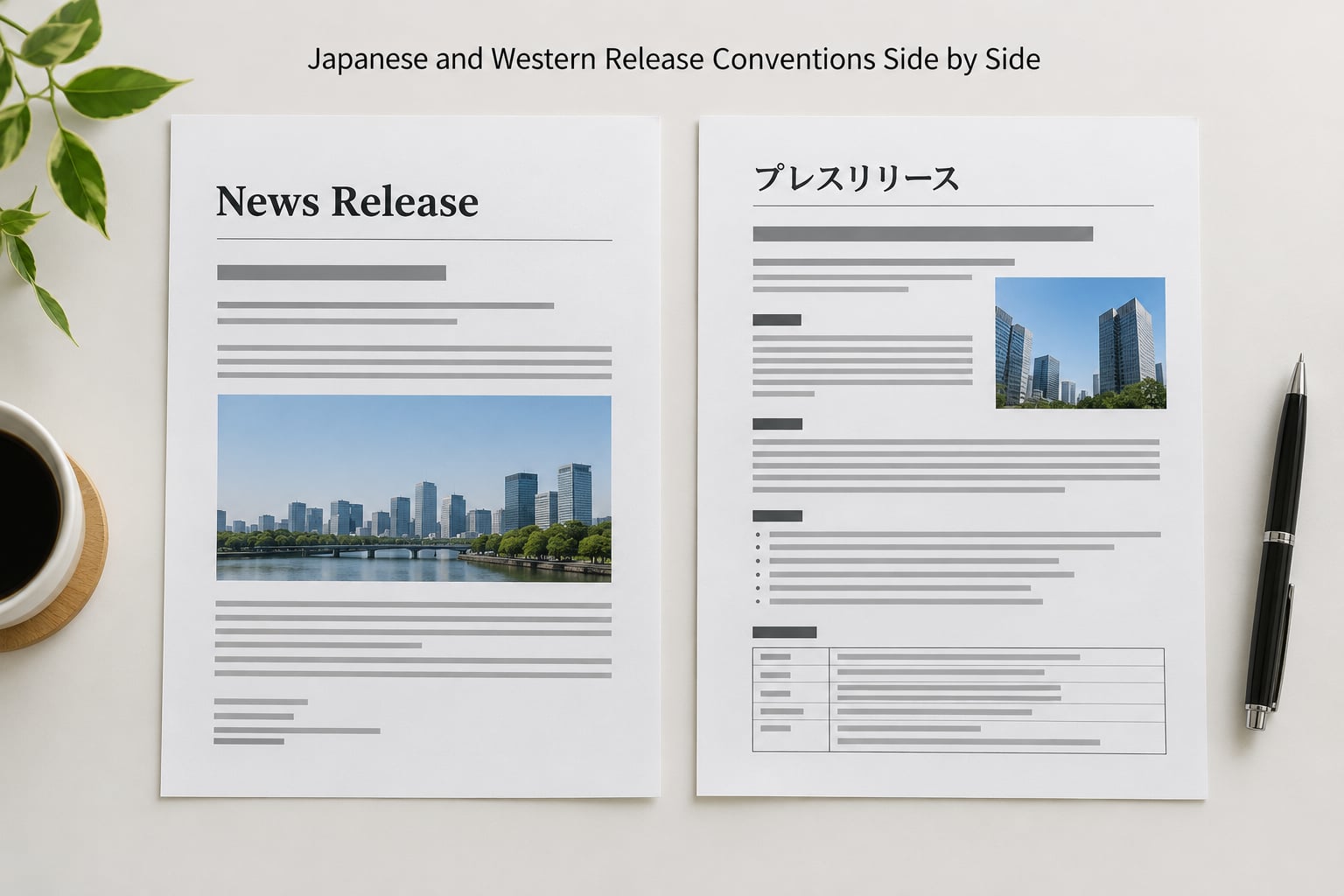 Japanese and Western Release Conventions Side by Side