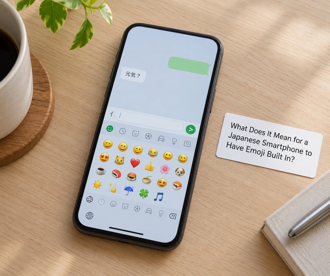 What Does It Mean for a Japanese Smartphone to Have Emoji Built In?