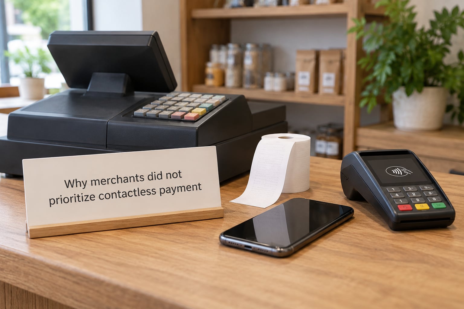 Why merchants did not prioritize contactless payment